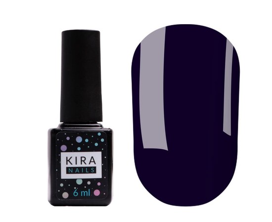 Изображение  Гель-лак Kira Nails №029 (сине-фиолетовый, эмаль), 6 мл, Цвет №: 029