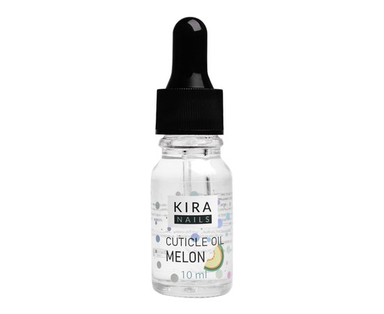 Изображение  Kira Nails Cuticle Oil Melon - cuticle oil with pipette, melon, 10 ml, Aroma: Melon, Volume (ml, g): 10