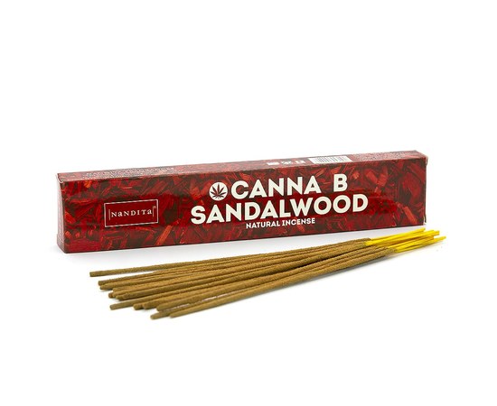 Изображение  Aroma sticks Nandita Canna B Sandalwood, 15 g