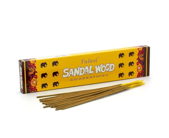 Изображение  Tulasi Sandal Wood aroma sticks, 20 g
