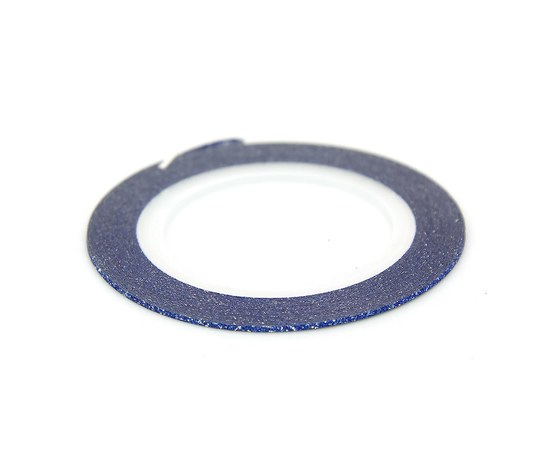 Изображение  Скотч - лента для декора ногтей, 1 мм Синий