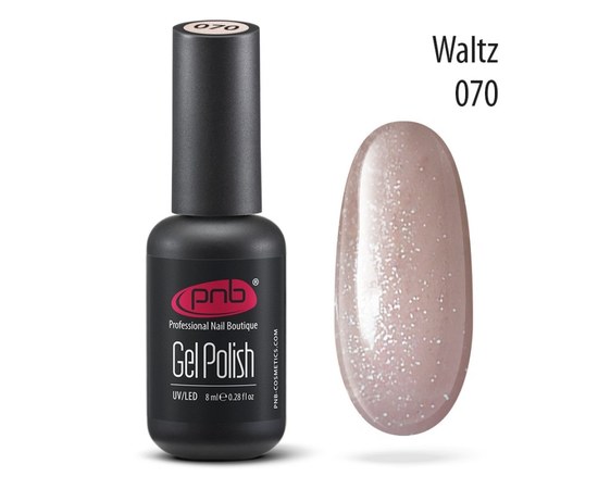 Изображение  Gel polish for nails PNB Gel Polish 8 ml, № 070, Volume (ml, g): 8, Color No.: 70