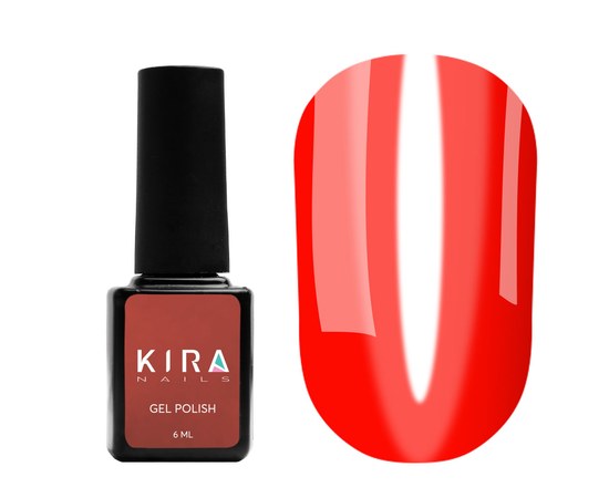 Изображение  Гель-лак Kira Nails Vitrage №V01 (красный, витражный), 6 мл, Цвет: 001