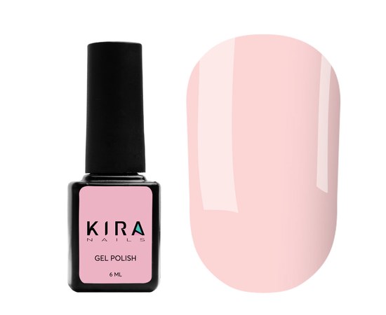 Изображение  Гель-лак Kira Nails №004 (розовый камуфляж для френча, эмаль), 6 мл, Цвет: 004