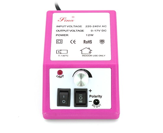Изображение 3 Milling cutter for manicure Lina Mercedes2000 10 W 20 000 rpm, Pink, Options: Pink