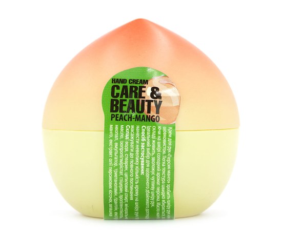 Изображение  Fruit hand cream CARE & BEAUTY 35 ml (Peach-mango)