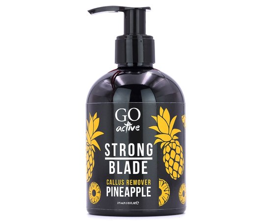 Изображение  Кислотный пилинг для педикюра Go Active Strong Blade Callus Remover Pineapple усиленного действия, ананас, 275 мл