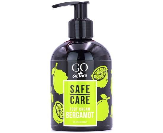 Изображение  Go Active Safe Care Foot Cream Bergamot, deeply moisturizing with bergamot extract, 275 ml