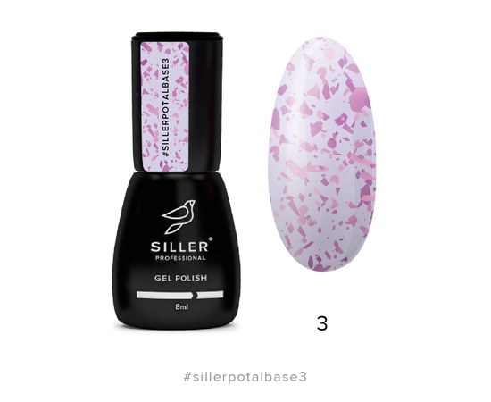 Изображение  Base for gel polish Siller Professional Base Potal 8 ml, No. 03, Color No.: 3