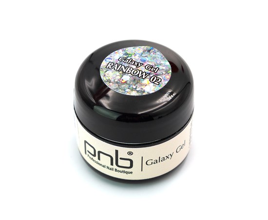 Зображення 2 Гліттер гель PNB Galaxy Gel 02 Rainbow, Варіант: 002