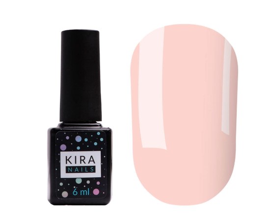 Изображение  Гель-лак Kira Nails №011 (бледный розовый, эмаль), 6 мл, Цвет №: 011
