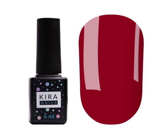 Изображение  Gel Polish Kira Nails No. 061 (dark raspberry, enamel), 6 ml, Color No.: 61