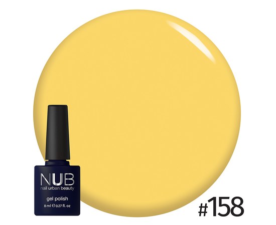 Изображение  Gel polish for nails NUB 8 ml № 158, Volume (ml, g): 8, Color No.: 158
