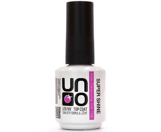 Изображение  Top for nails UNO 15 ml Super Shine Non-Cleansing Top
