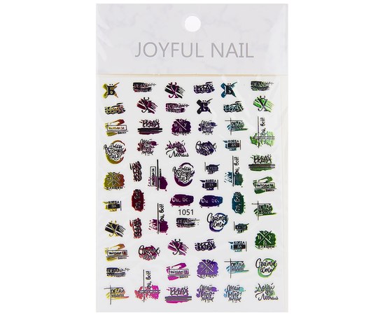 Изображение  Nail Decorations Sticker - 1051
