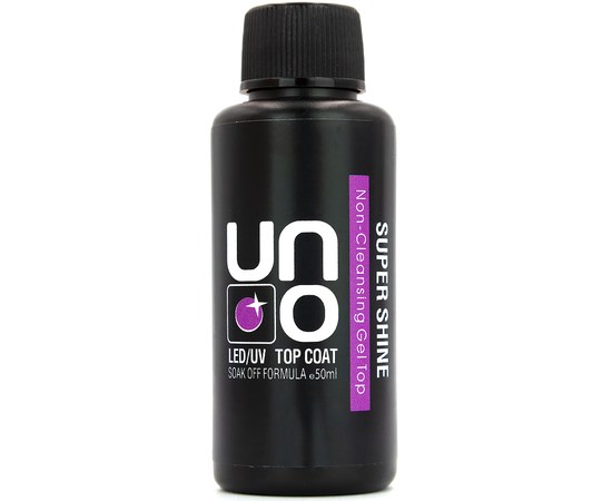 Изображение  Top for nails UNO 50 ml Super Shine Non-Cleansing Gel Top