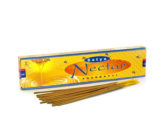 Изображение  Incense sticks, Satya Nectar, Nectar Satya Agarbatti, natural incense 45 g