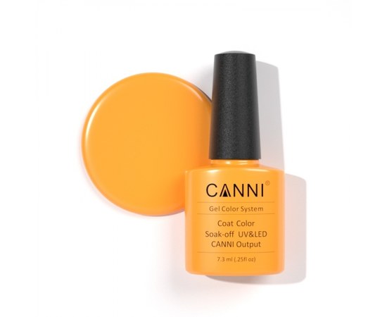 Изображение  Gel polish CANNI 250 luminescent orange, 7.3 ml, Volume (ml, g): 44992, Color No.: 250