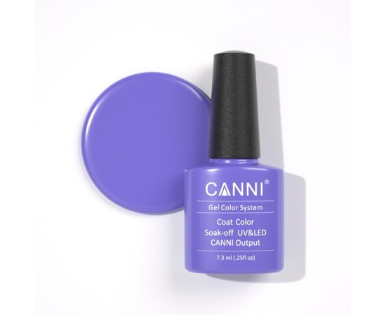 Изображение  Gel polish CANNI 252 rich lavender, 7.3 ml, Volume (ml, g): 44992, Color No.: 252