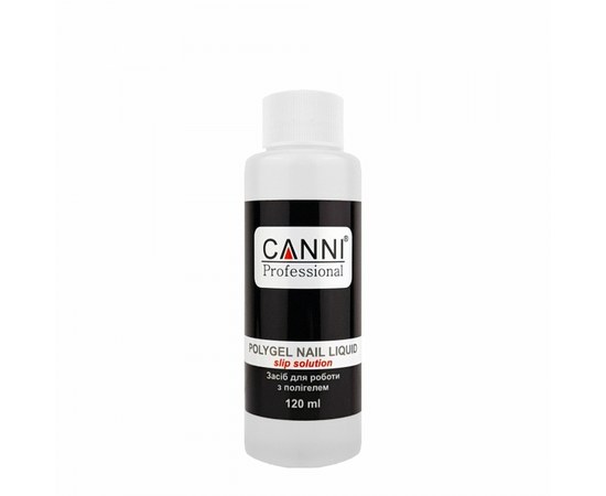 Изображение  Liquid for working with polygel (acrygel) Slip solution CANNI, 120 ml