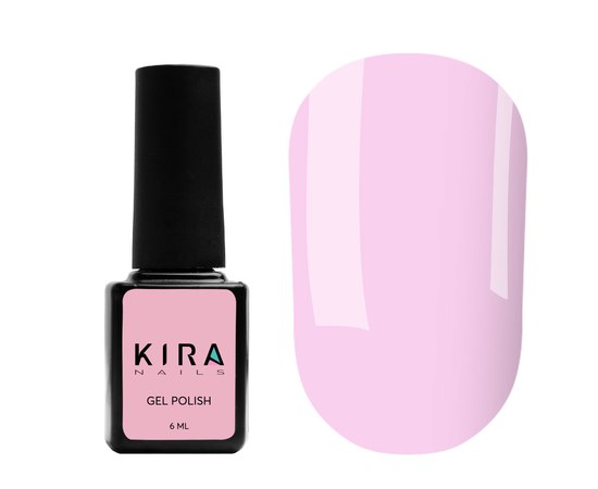 Изображение  Гель-лак Kira Nails №001 (розовый для френча, полупрозрачный, эмаль), 6 мл, Цвет: 001