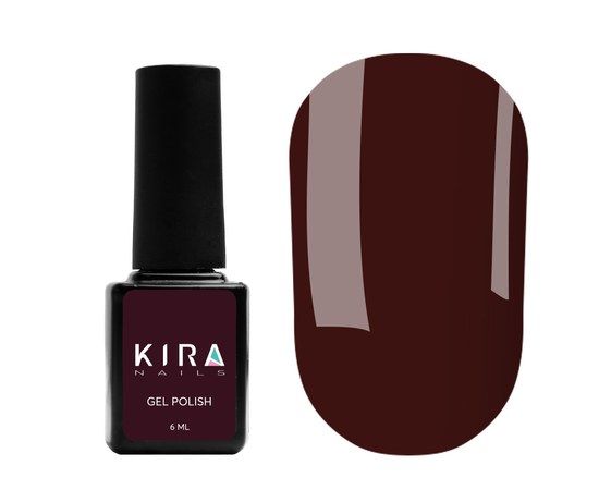 Изображение  Гель-лак Kira Nails №032 (сливовый, эмаль), 6 мл, Цвет: 032