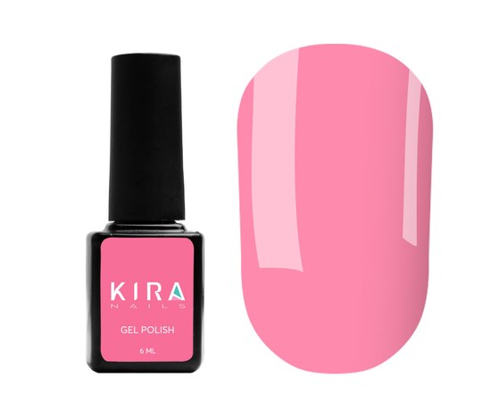 Изображение  Гель-лак Kira Nails №059 (насыщенный, розовый, эмаль), 6 мл, Цвет: 059