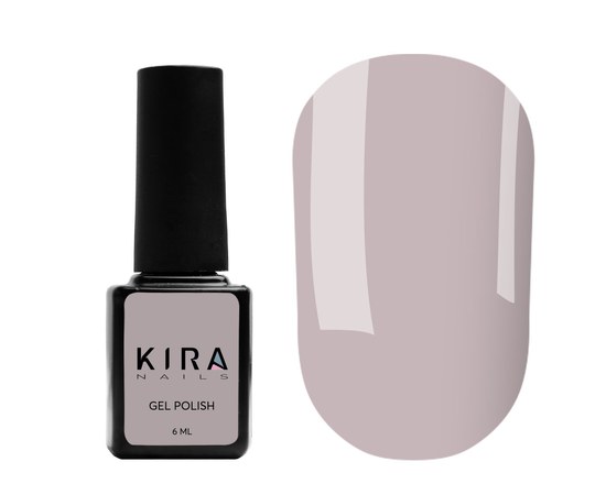 Изображение  Гель-лак Kira Nails №066 (светло-серый, эмаль), 6 мл, Цвет: 066