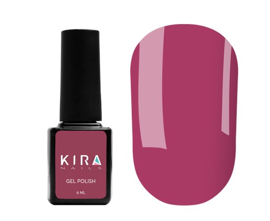 Изображение  Гель-лак Kira Nails №069 (винно-пурпурный, эмаль), 6 мл, Цвет: 069