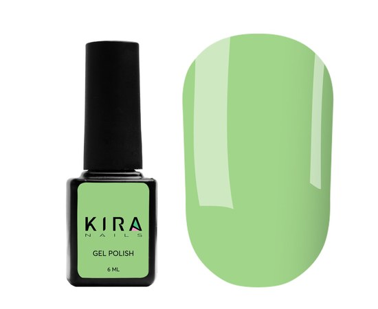 Изображение  Гель-лак Kira Nails №076 (ментоловый, эмаль), 6 мл, Цвет: 076