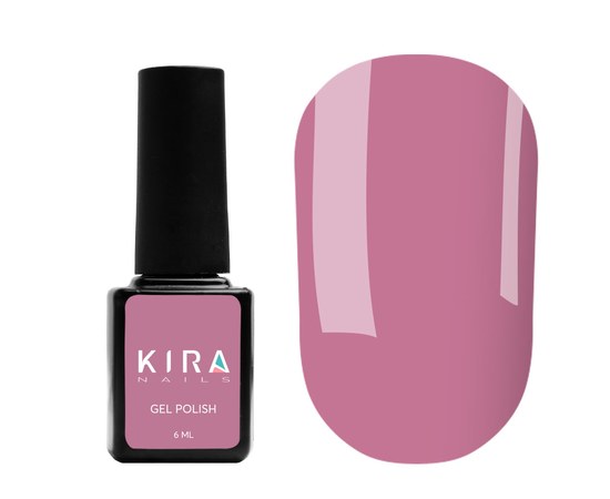 Изображение  Гель-лак Kira Nails №092 (темно-сиреневый, эмаль), 6 мл, Цвет: 092