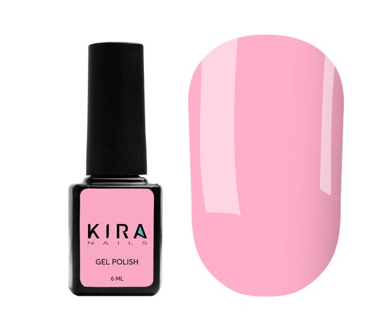 Изображение  Гель-лак Kira Nails №104 (насыщенный розовый, эмаль), 6 мл, Цвет: 104