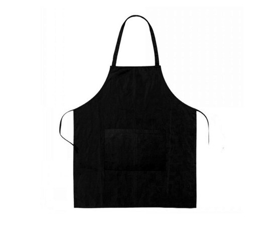 Изображение  Black apron for hairdresser and manicurist
