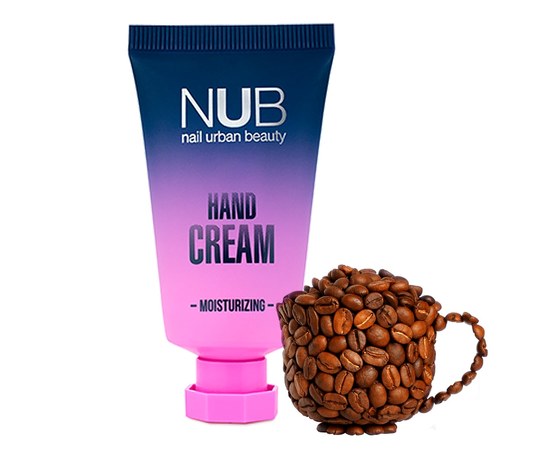 Зображення  Зволожуючий крем для рук NUB Moisturizing Hand Cream 30 мл, кава, Аромат: Кава