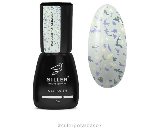 Изображение  Base for gel polish Siller Professional Base Potal 8 ml, No. 07, Color No.: 7