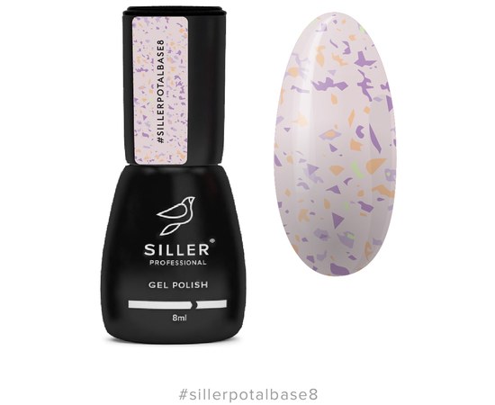 Изображение  Base for gel polish Siller Professional Base Potal 8 ml, No. 08, Color No.: 8