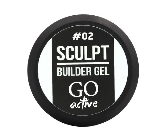 Изображение  Моделирующий гель для ногтей GO Active SCULPT Builder Gel 12 мл, № 02
