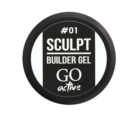 Изображение  Modeling gel for nails GO Active SCULPT Builder Gel 12 ml, № 01