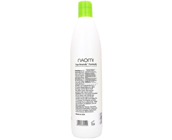 Изображение 2 Кислотный пилинг для педикюра Naomi Callus Remover, 500 мл