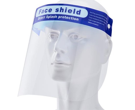 Изображение  Экран – щиток для лица Face Shield защитный прозрачный экран