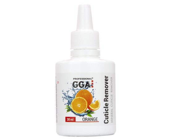 Зображення  Ремувер для видалення кутикули GGA Professional Cuticle Remover 30 мл, Апельсин, Аромат: Апельсин