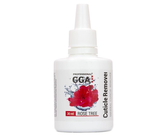 Зображення  Ремувер для видалення кутикули GGA Professional Cuticle Remover 30 мл, Рожеве дерево, Аромат: Троянда