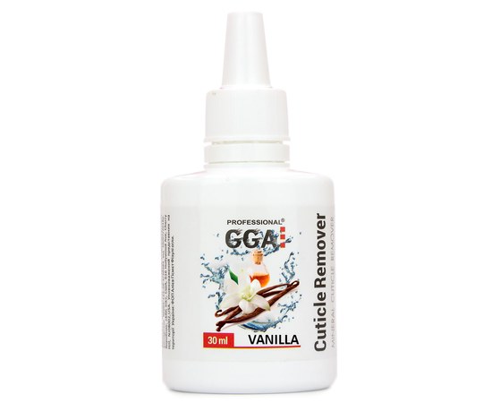 Зображення  Ремувер для видалення кутикули GGA Professional Cuticle Remover 30 мл, Ваніль, Аромат: Ваніль