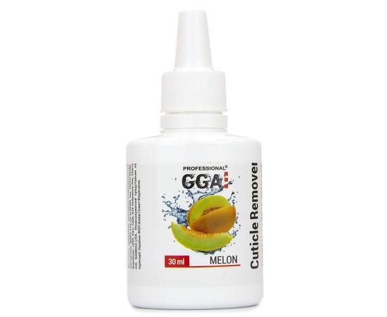 Зображення  Ремувер для видалення кутикули GGA Professional Cuticle Remover 30 мл, Диня, Аромат: Диня