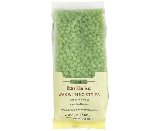 Изображение  Wax granulated BEADS Extra Film Wax 500 g, Green tea, Aroma: Green tea