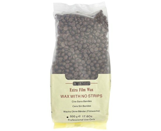 Изображение  Wax granulated BEADS Extra Film Wax 500 g, Chocolate, Aroma: Chocolate