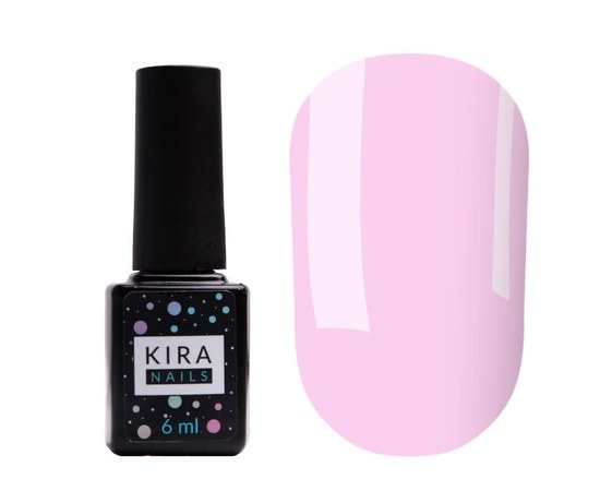 Изображение  Gel Polish Kira Nails No. 001 (pink for French, translucent, enamel), 6 ml, Color No.: 1