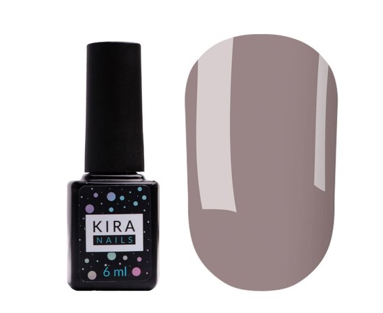 Изображение  Gel Polish Kira Nails No. 085 (lilac-gray, enamel), 6 ml, Color No.: 85