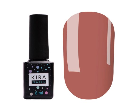 Изображение  Gel Polish Kira Nails No. 118 (pink-chocolate, enamel), 6 ml, Color No.: 118
