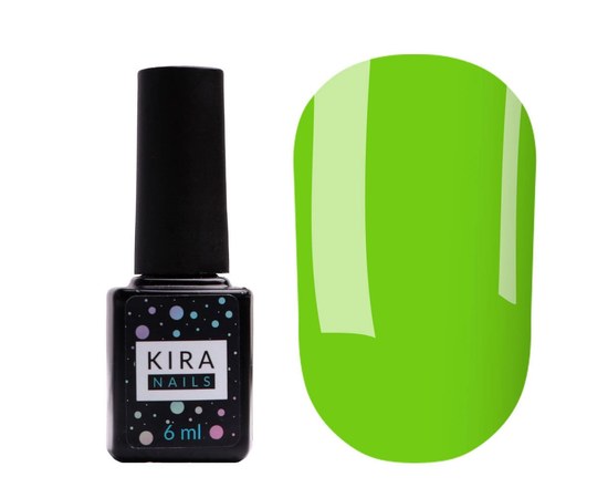 Изображение  Гель-лак Kira Nails №125 (приглушенный светло-зеленый, эмаль), 6 мл, Цвет №: 125